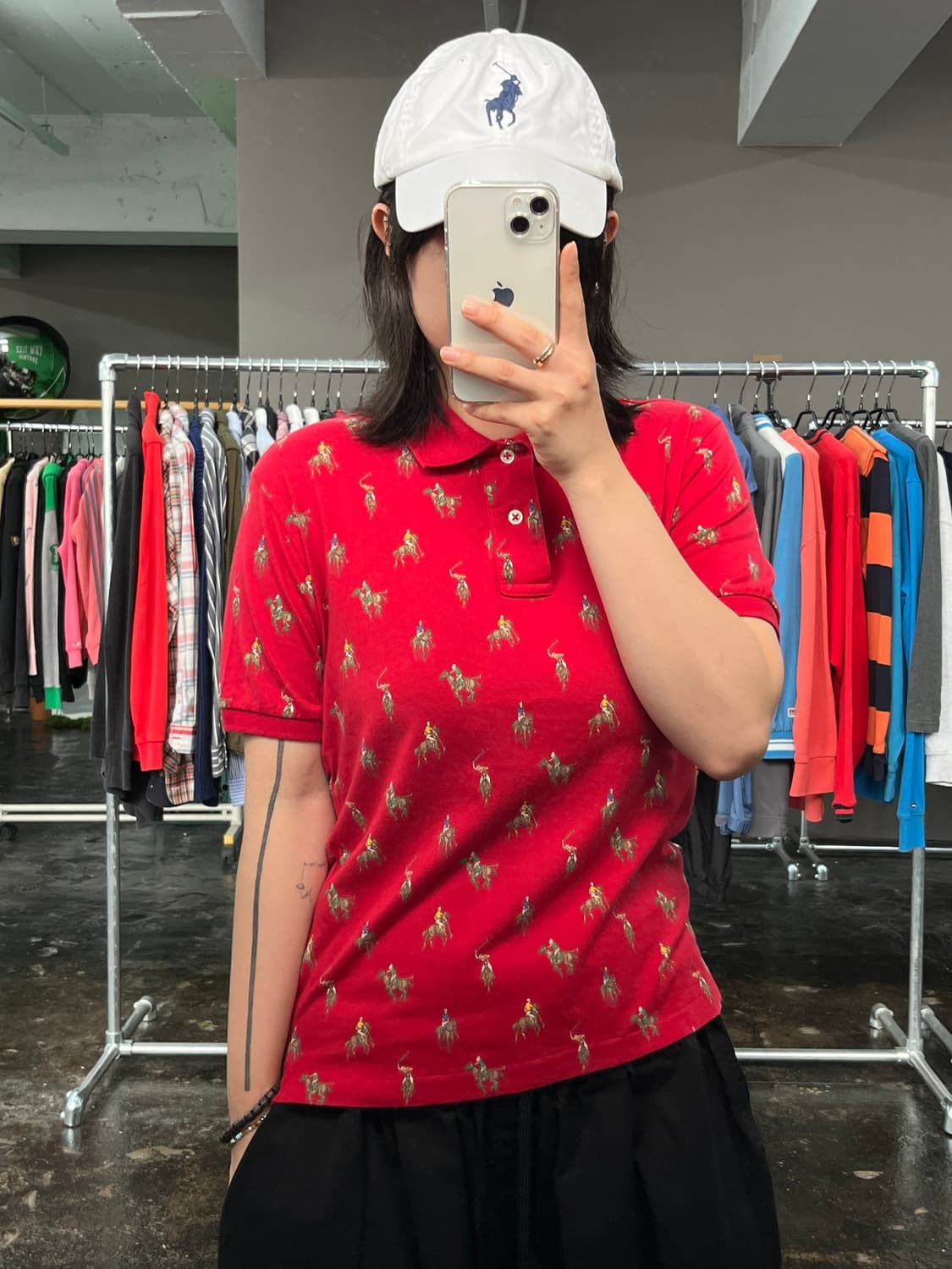 POLO RALPH LAUREN 올오버 폴로 패턴 PK 티셔츠 상품이미지1