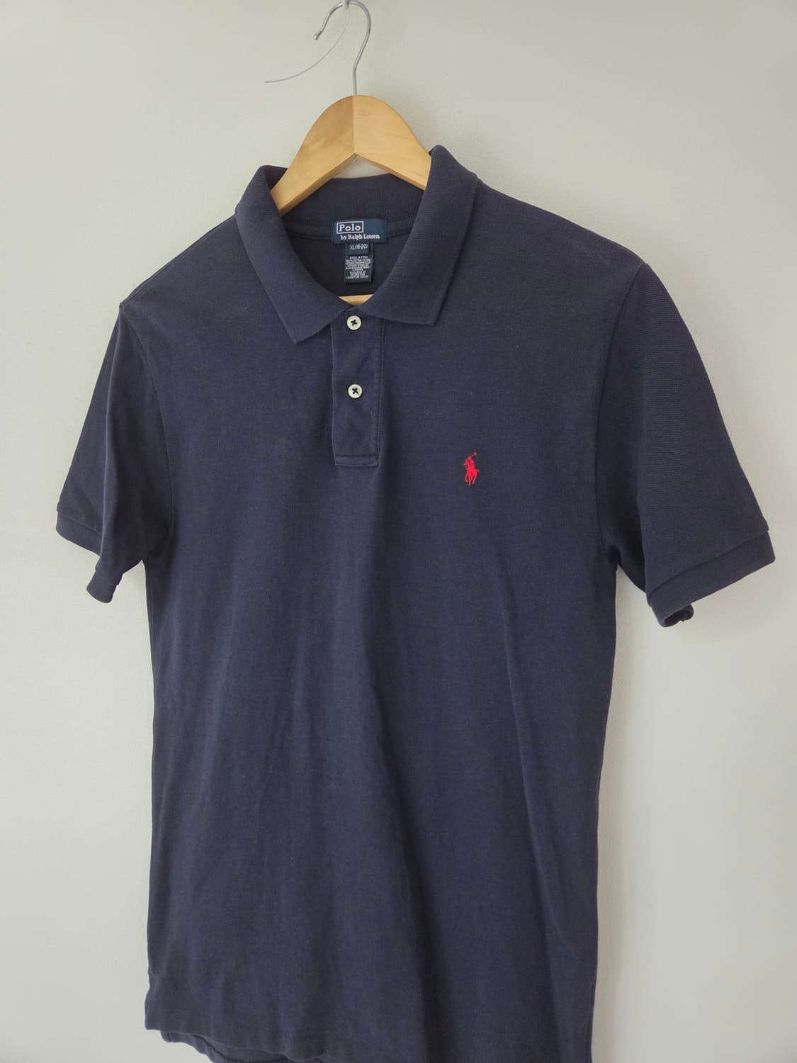 폴로랄프로렌 네이비 반팔카라티(95사이즈) 상품이미지3