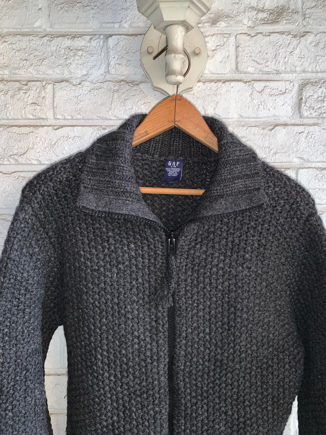 올드 갭 램스울 가디건  상품이미지2