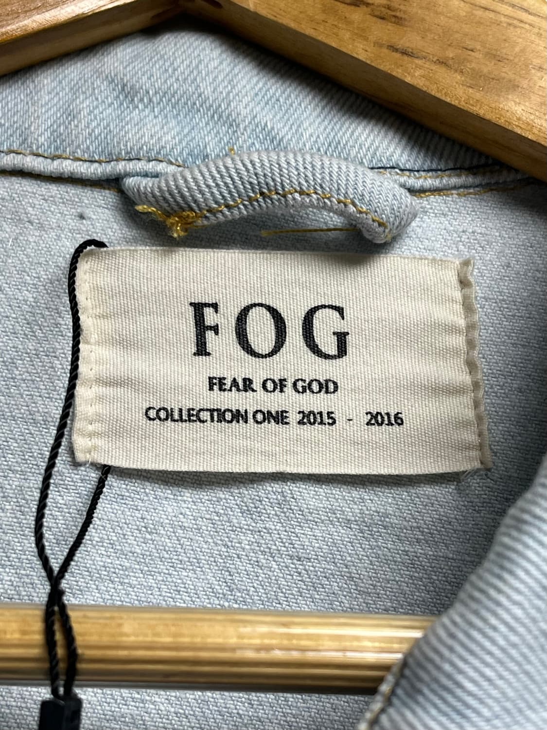 Fear of god kanye pablo denim jacket 100 상품이미지4