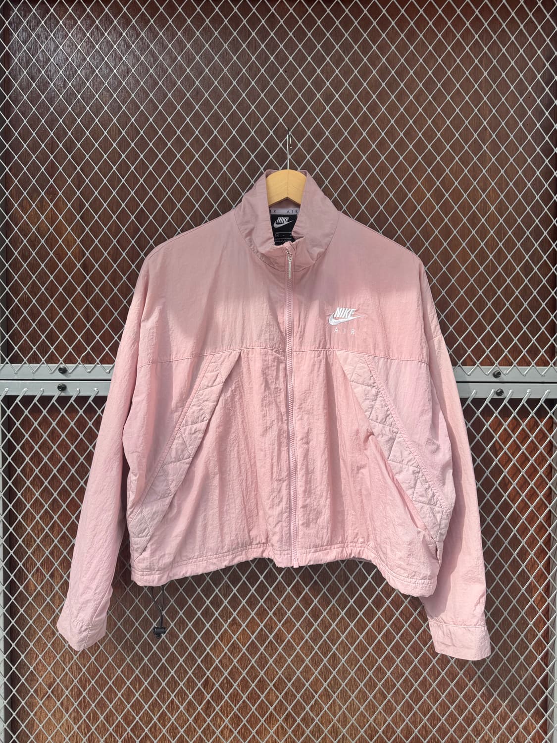 나이키 런닝 에어 우븐 연핑크 바람막이 자켓 M 상품이미지7