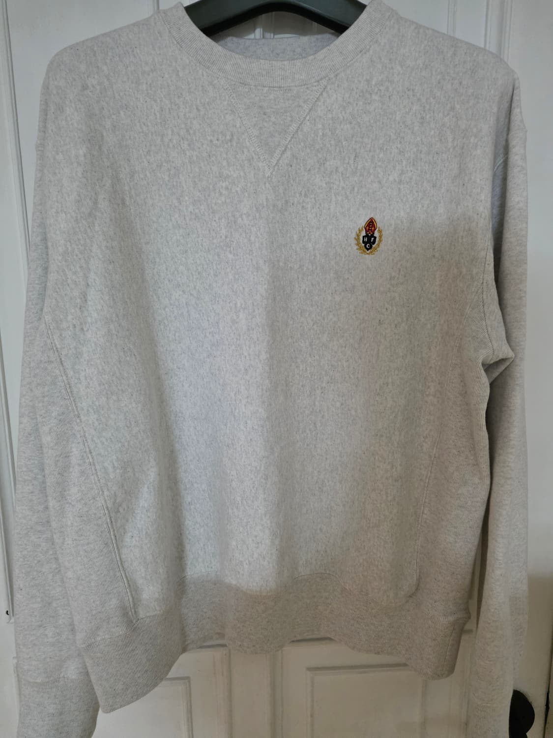 25ss 헤리티지플로스 맨투맨 회색 M 상품이미지1