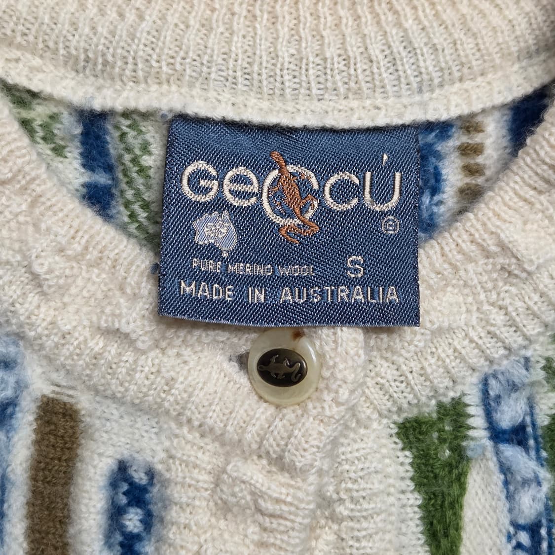 GECCU 게쿠 케이블 니트 가디건 상품이미지2