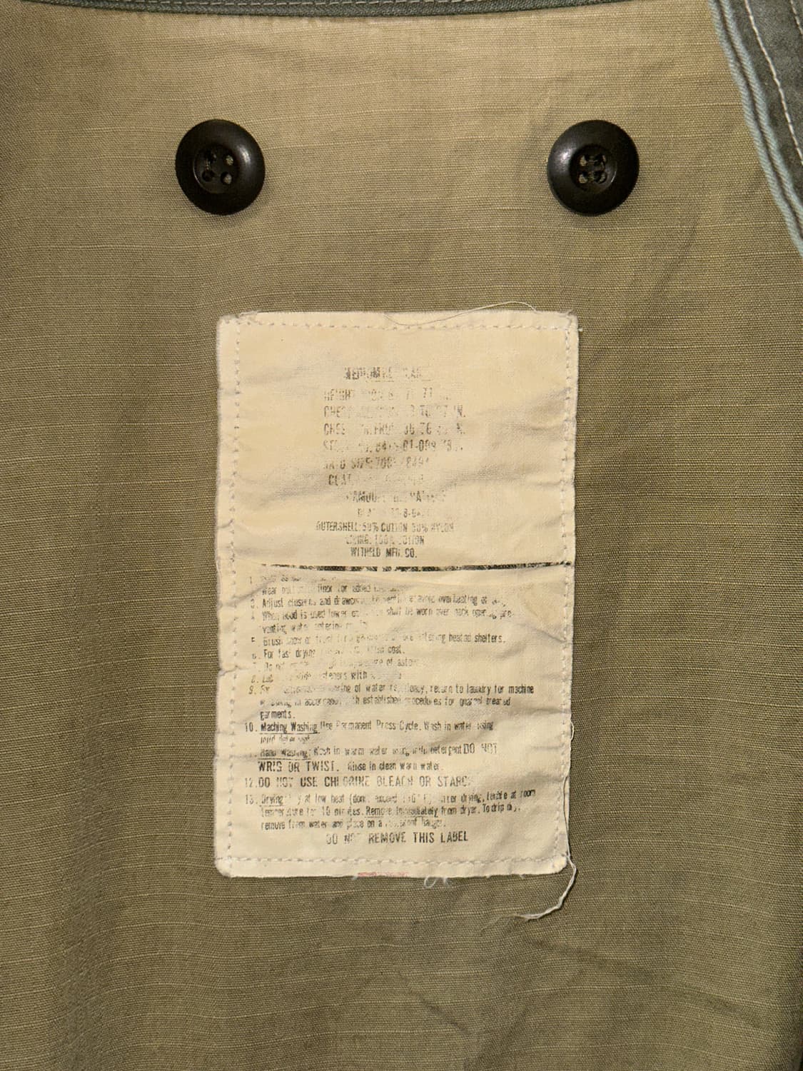 Military m-65 필드자켓  상품이미지4