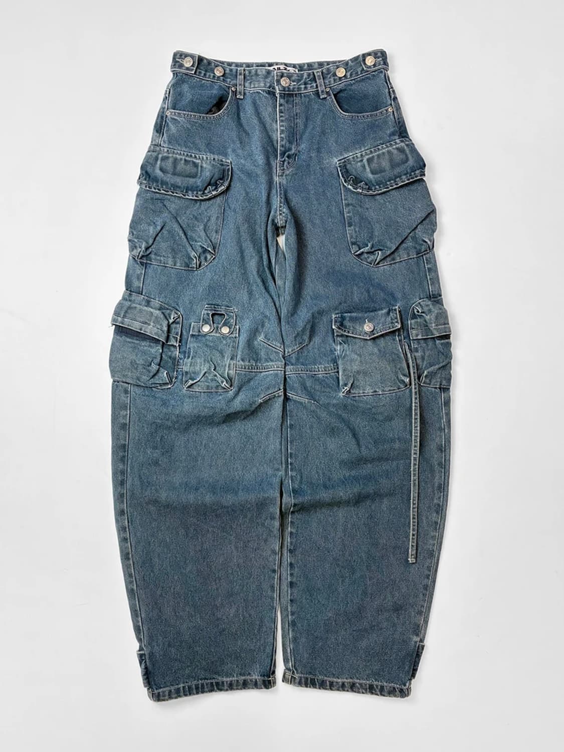 그레일즈 GRAILZ 24ss 카고 와이드 데님 팬츠 PN5364 상품이미지1