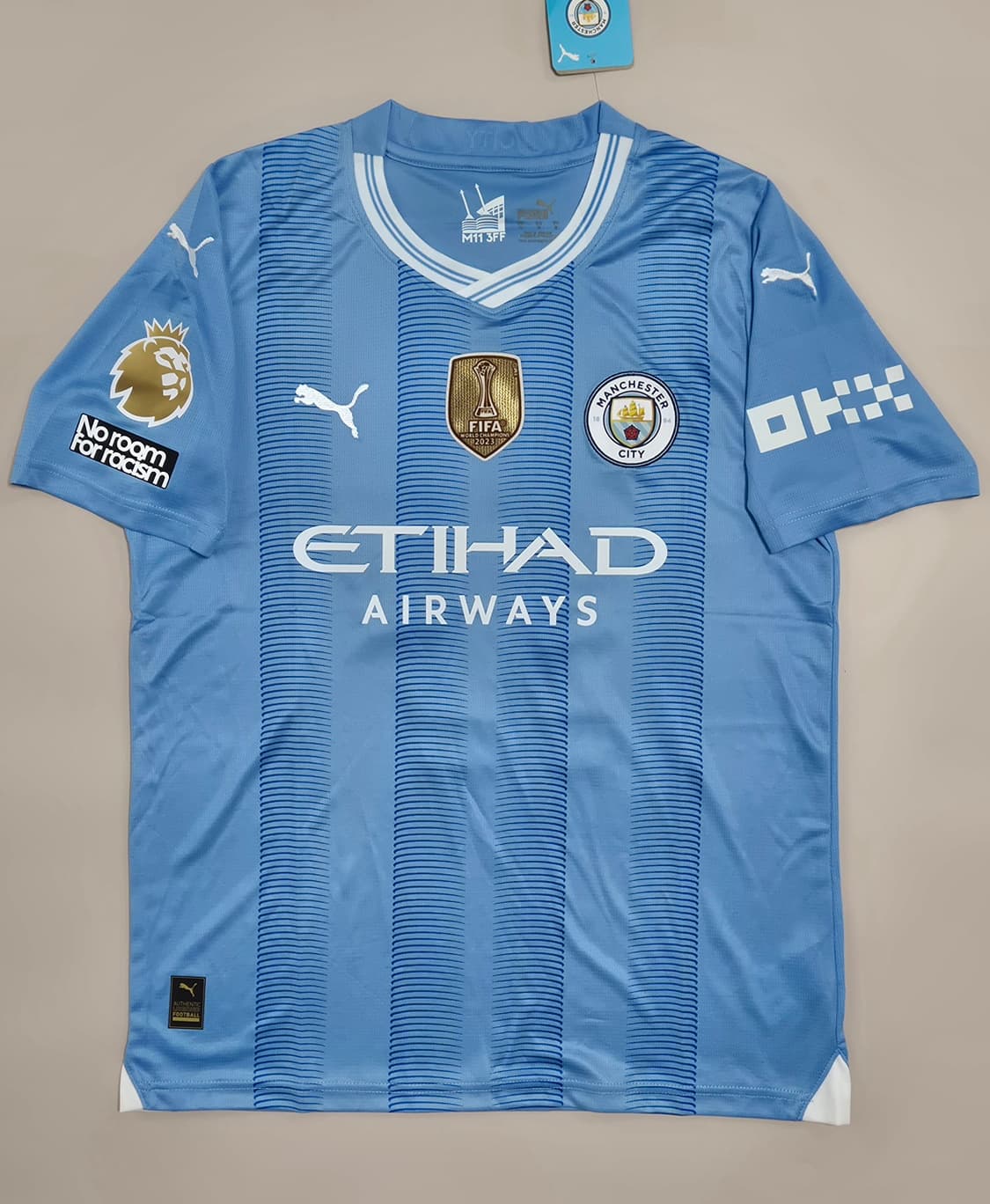 23-24 맨시티 홈 케빈 더 브라위너 유니폼M 레플리카 상품이미지2