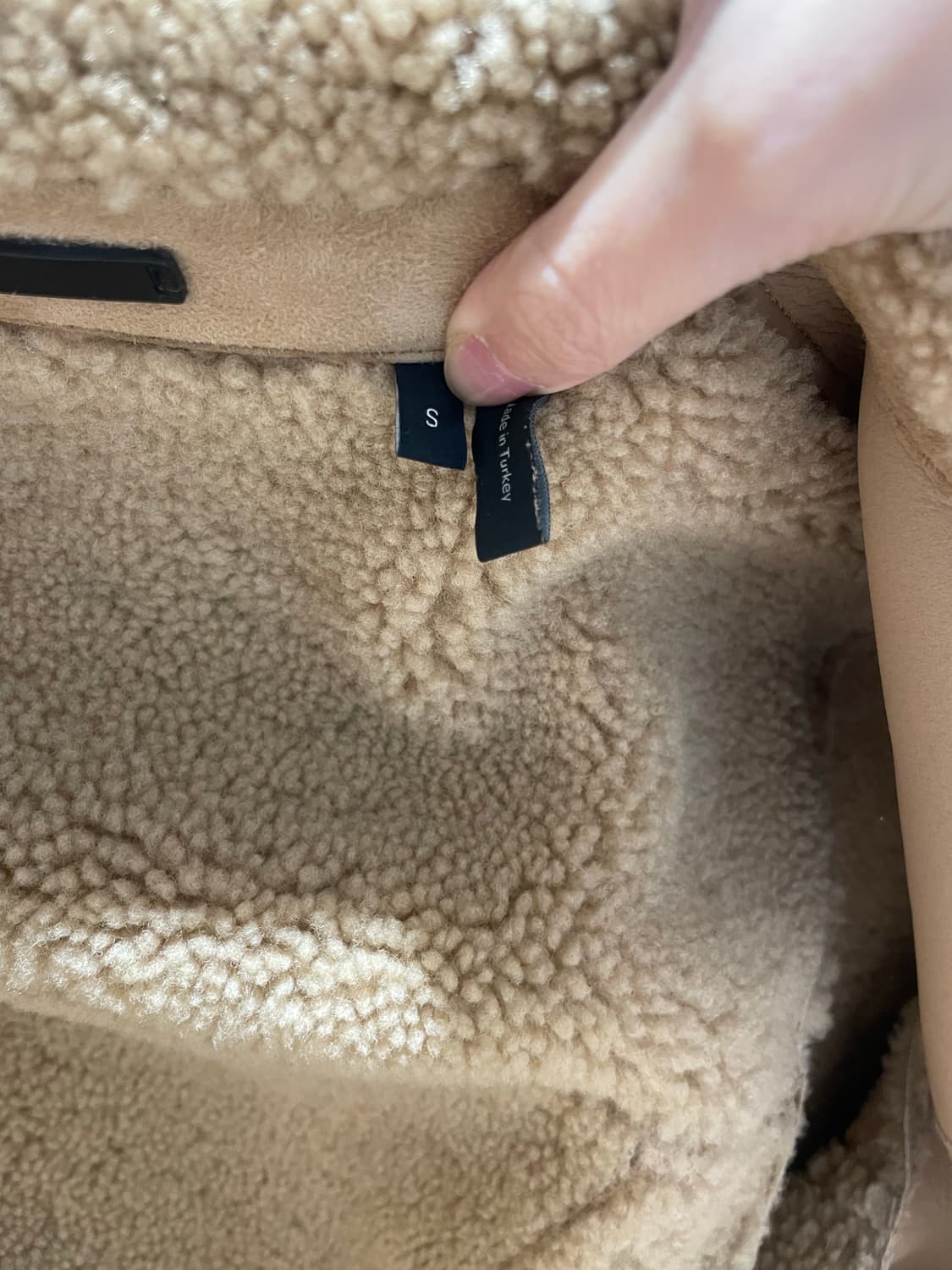 띠어리 리얼 양가죽 무스탕 S 상품이미지10