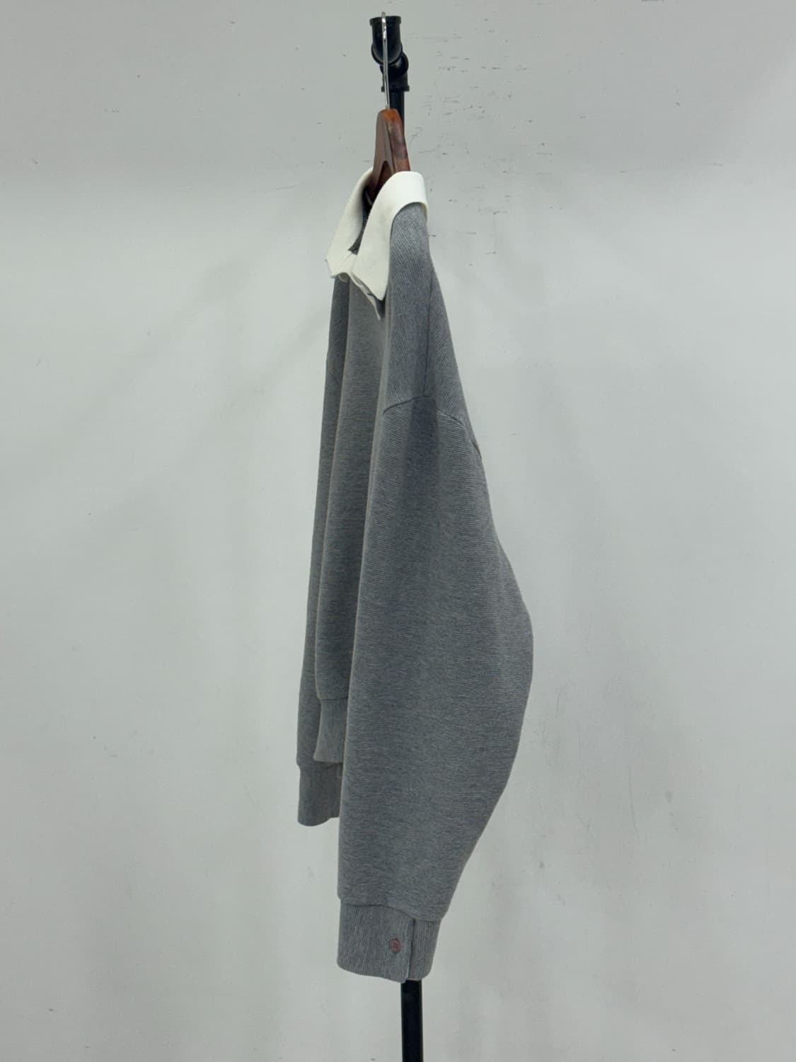 시스템 옴므 오픈 카라 니트 상품이미지4