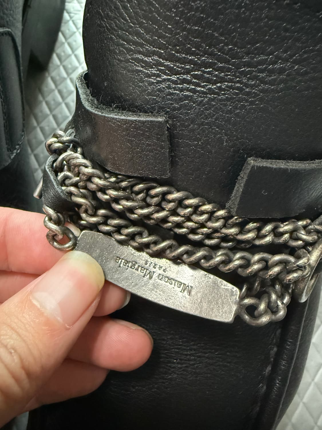 (42) 마르지엘라 비대칭 체인 로퍼  상품이미지6