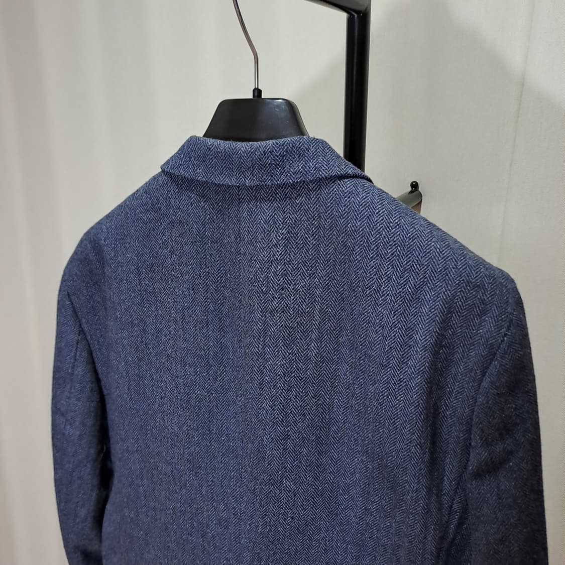 (택포) 헤지스 슬림핏 울 혼방 헤링본 자켓 B160 상품이미지5