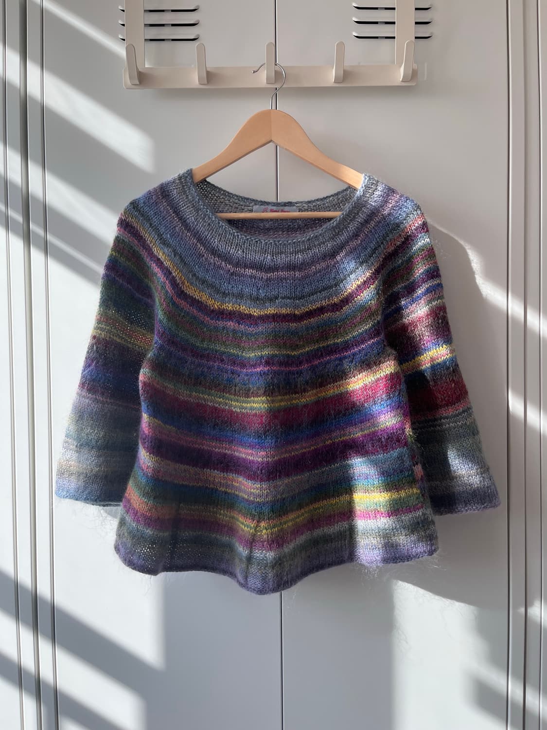 Blond jaery 무지개 플레어 울니트 상품이미지2