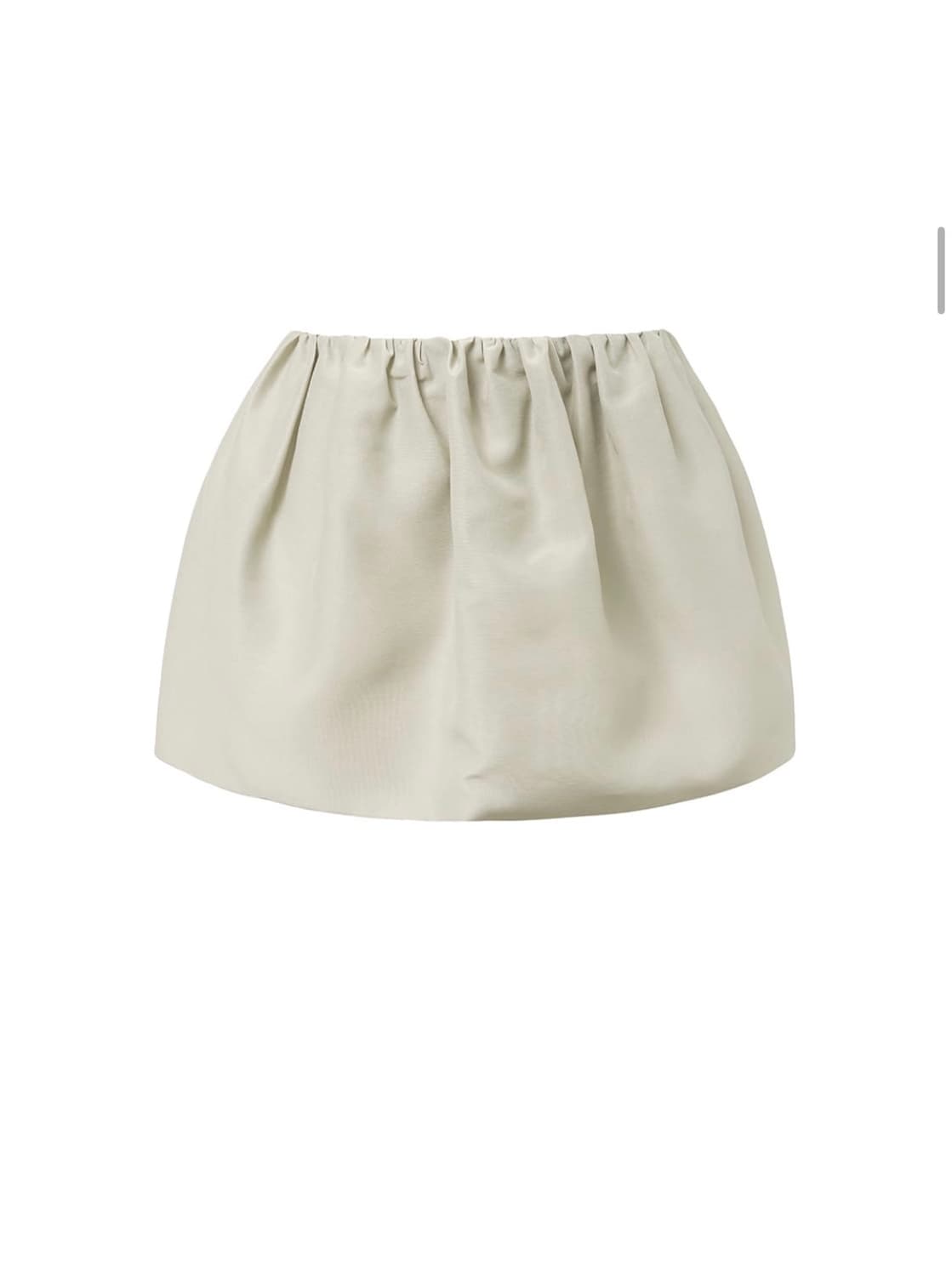 아모멘토 셔링 오간자 벨트 미니 스커트 상품이미지2