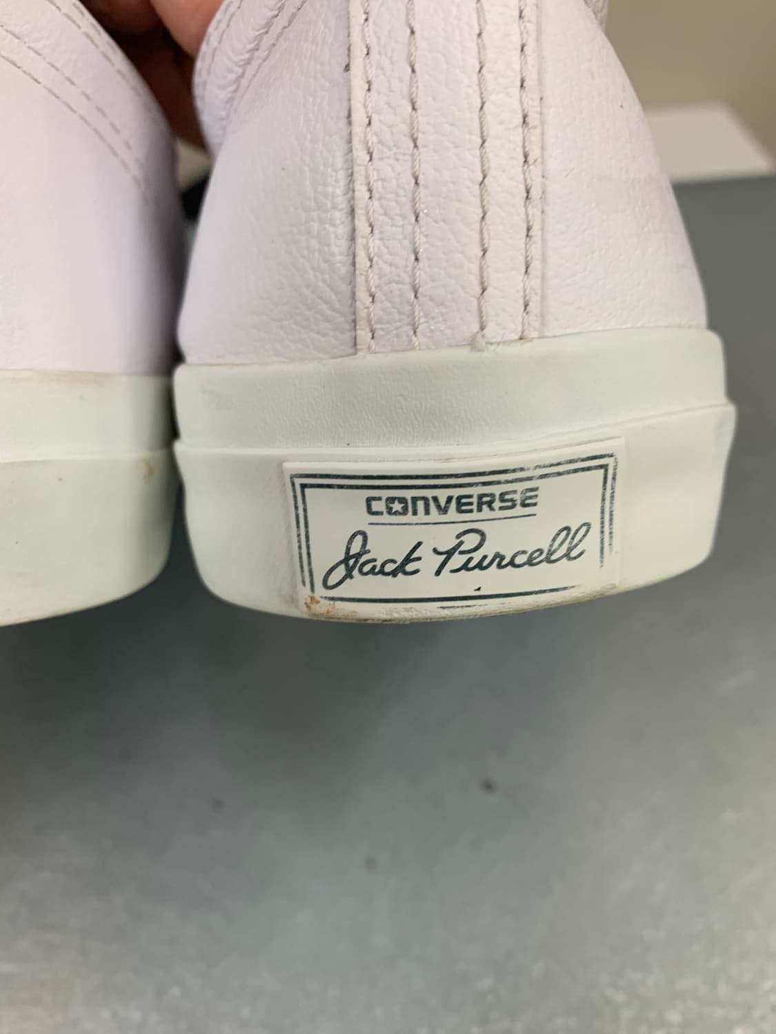 컨버스 잭퍼셀 레더 화이트 265 상품이미지6