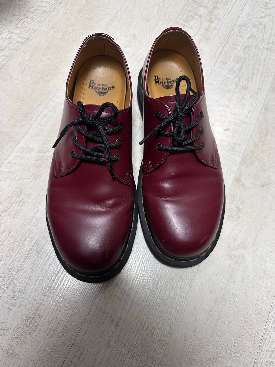 닥터마틴 1461스무스 체리레드uk7 상품이미지1