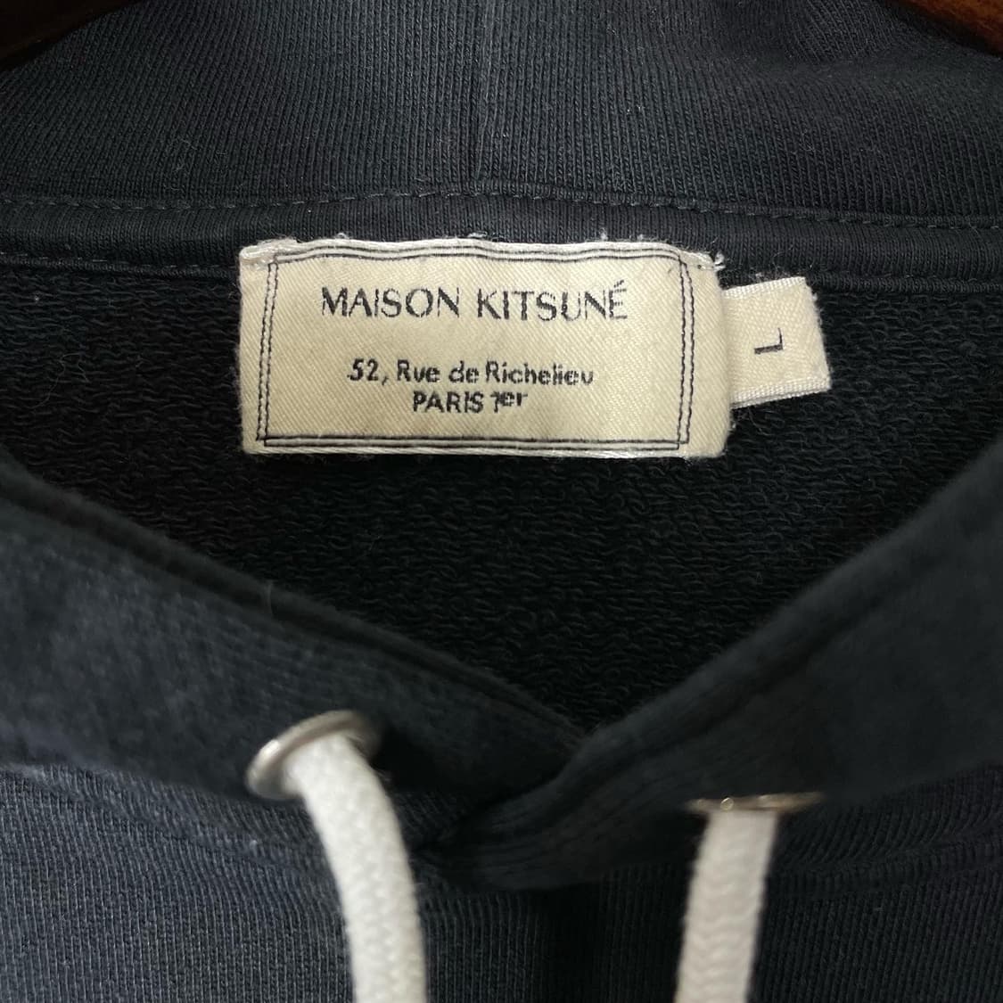 메종키츠네 트리플컬러 폭스 후드티 상품이미지5