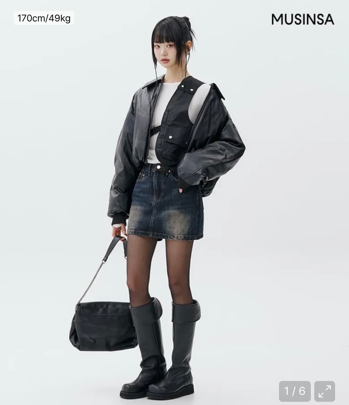 더포르타 원숄더 버클 카고 포켓 베스트 상품이미지3