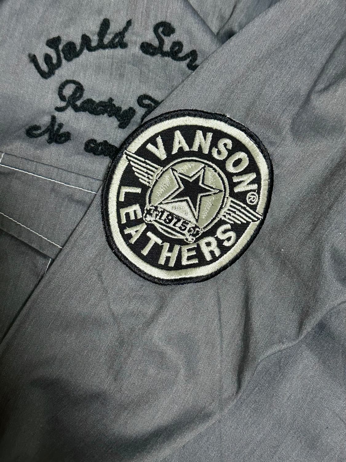 밴슨 레더 라이더 셔츠 그레이 M 상품이미지4