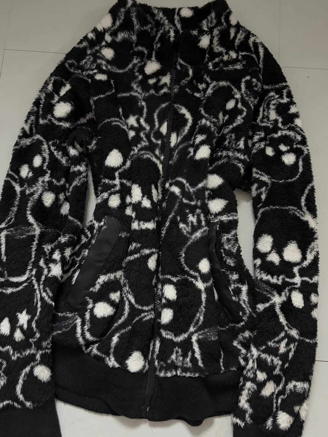 • Black Skull Fleece Zip-Up 상품이미지4