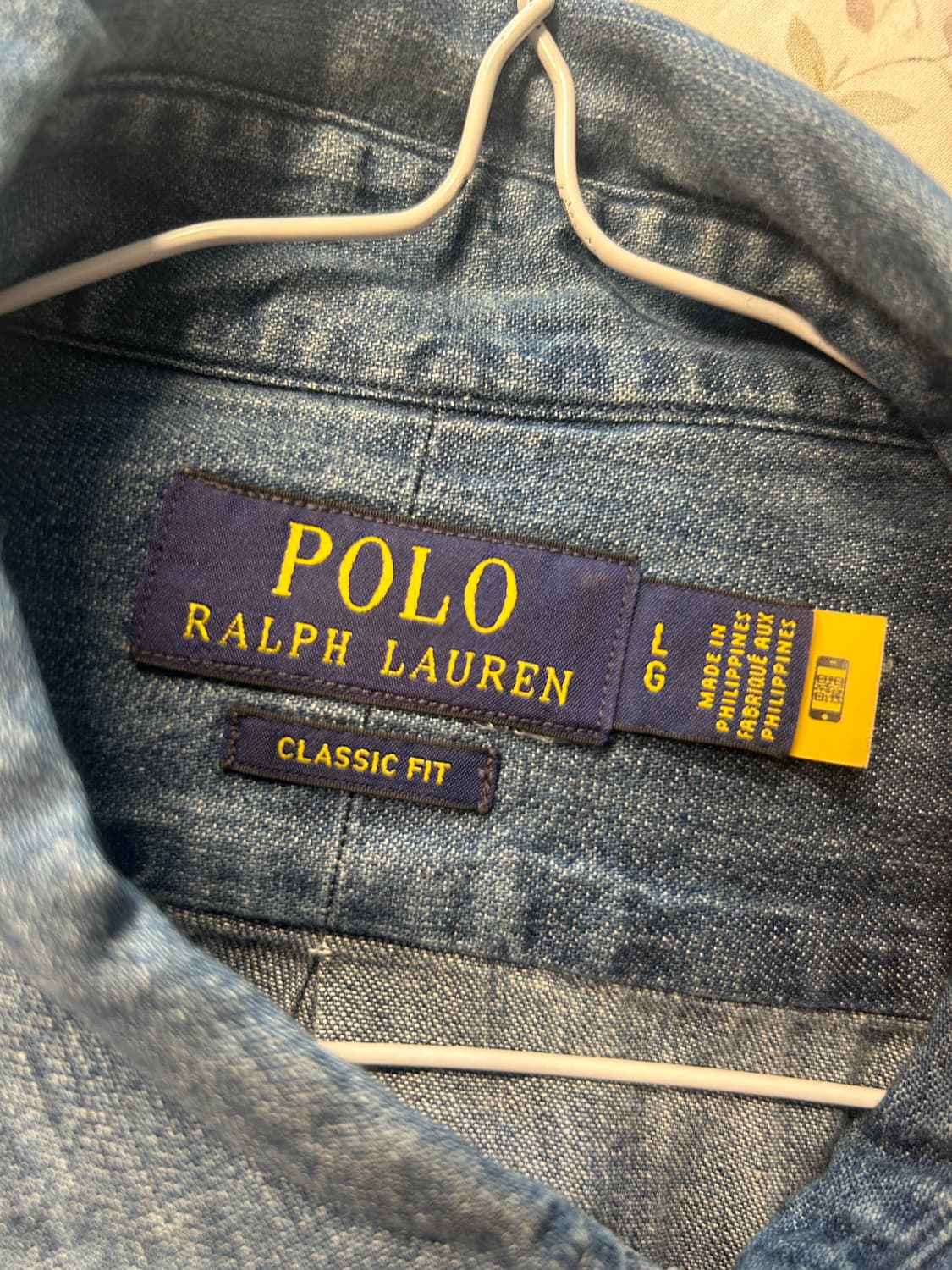 폴로랄프로렌 샴브레이셔츠 판매합니다(블루 - 클래식핏) 상품이미지4