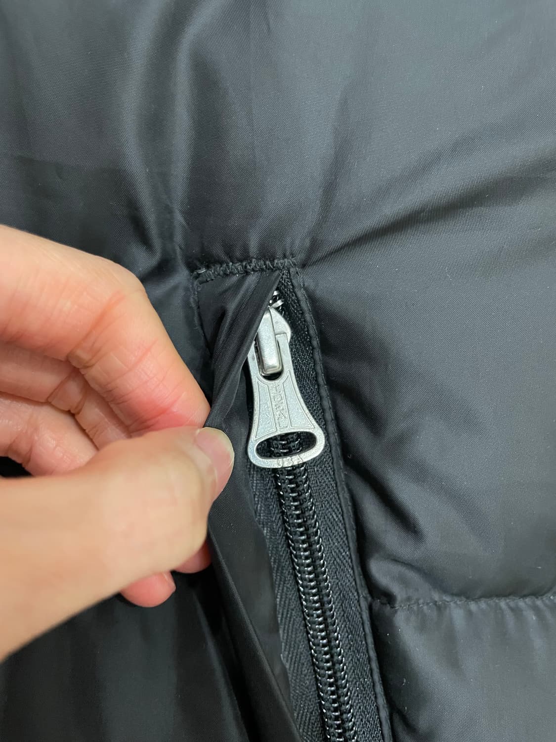 폴로 가죽장식 다운 푸퍼 베스트 패딩조끼 블랙 상품이미지6