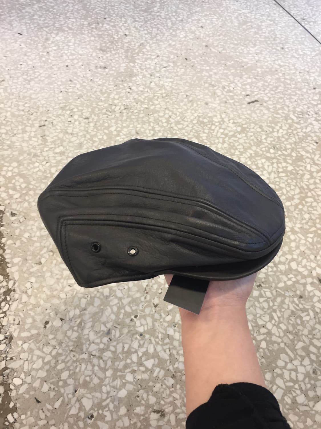 Vintage Leather Newsboy Cap 상품이미지4