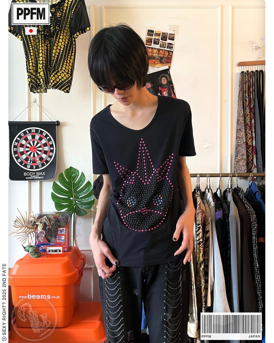 PPFM Japanese Vintage Studed 1/2 T-Shirt 상품이미지1