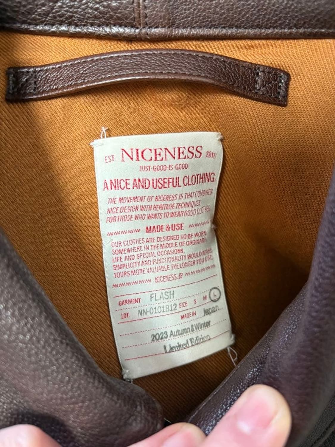 23aw FLASH A-2N BUFFALO LEATHER jkt 상품이미지5