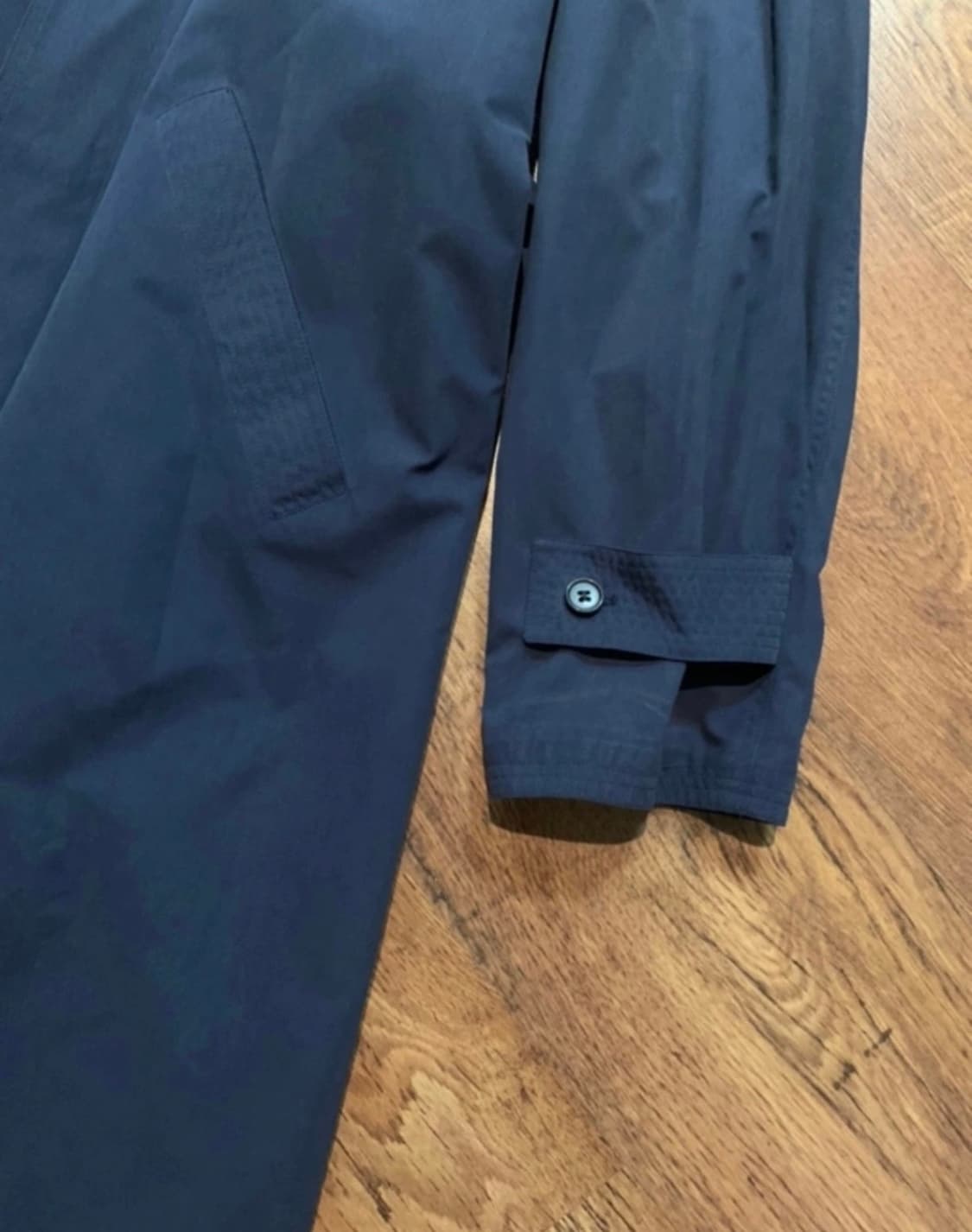 V2 BY VERSACE 베르사체 남성 롱 트렌치 코트 (네이비) 50  상품이미지3