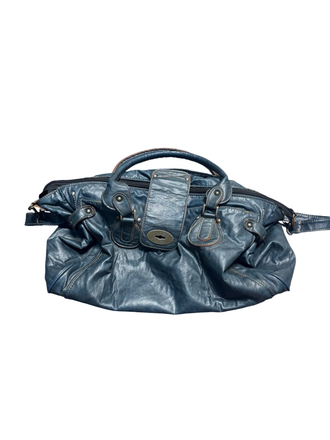 "Unknown" OO's Dark Blue Leather Bag 상품이미지1