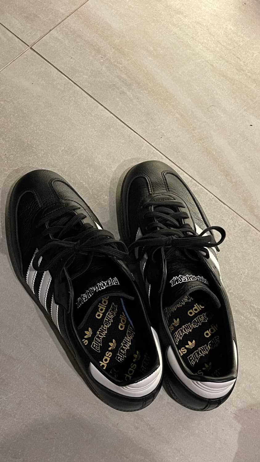 아디다스 x 퍼킹 어썸 삼바 코어 블랙 270 상품이미지2