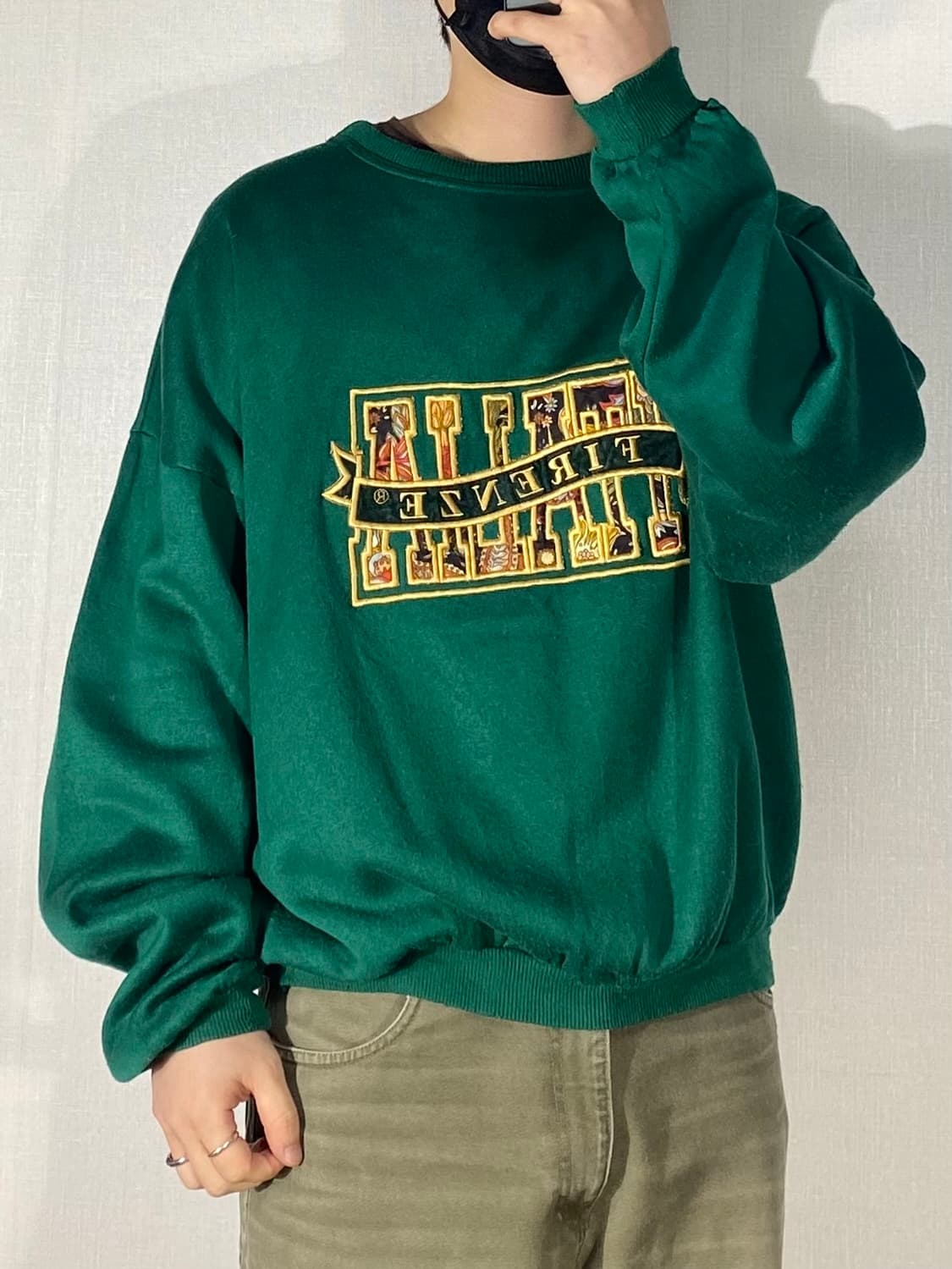 [L-XL] 90s FIRENZE 이태리 메이드 빈티지 스웻셔츠 상품이미지8