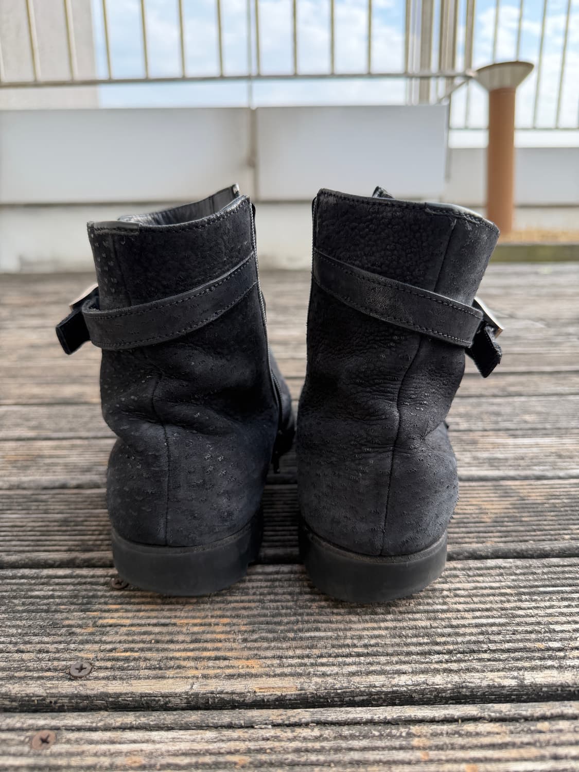 빈티지 프라다 스웨이드 버클 부츠 상품이미지4