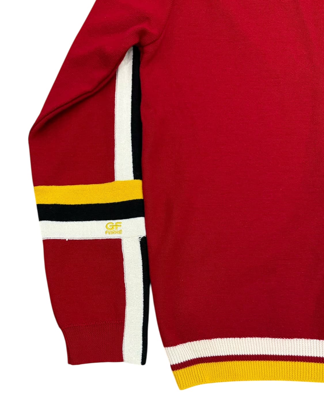 지안프랑코 페레 컬러블락 니트 집업 상품이미지8