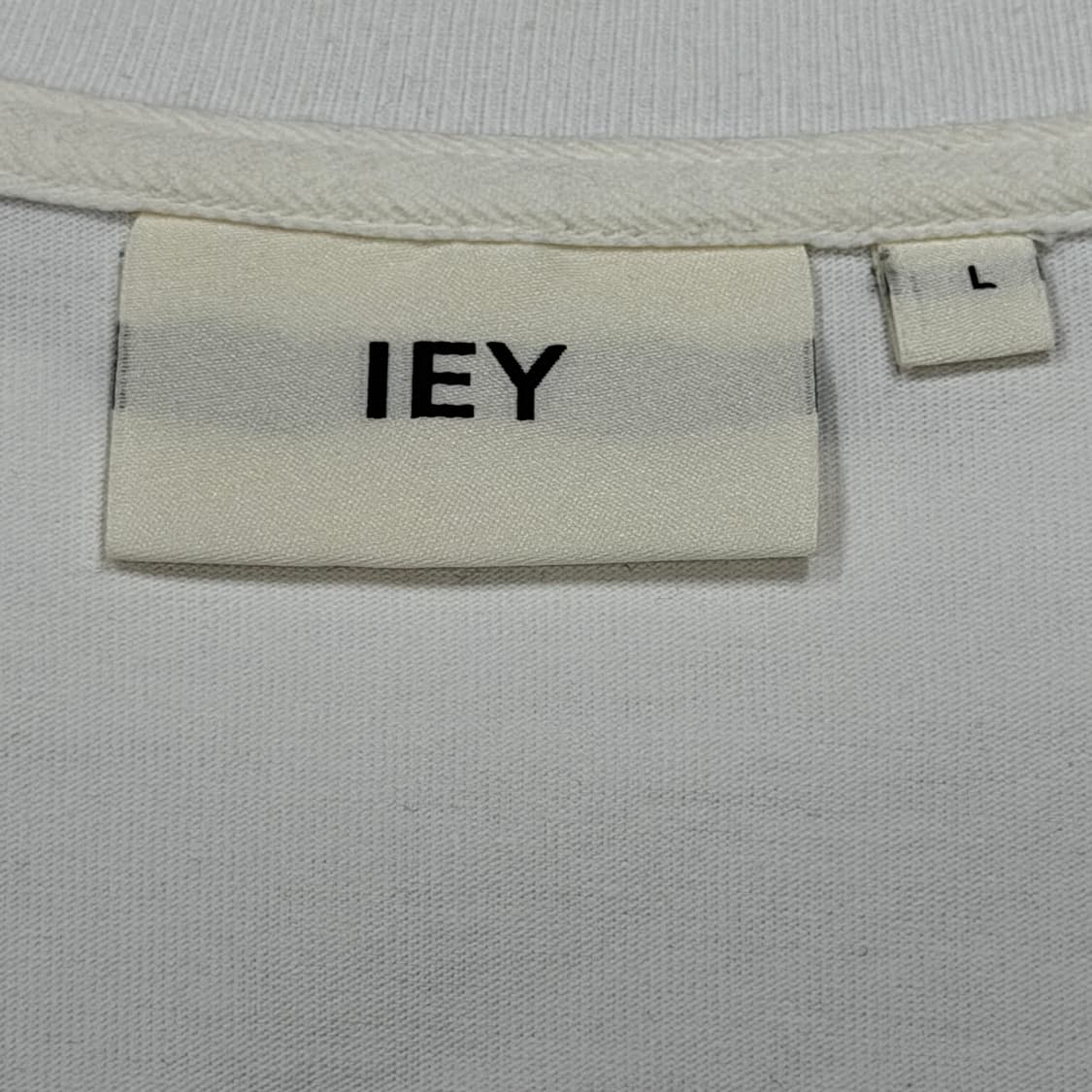 lEY 이에이 롱슬리브 긴팔티 화이트 L 상품이미지3