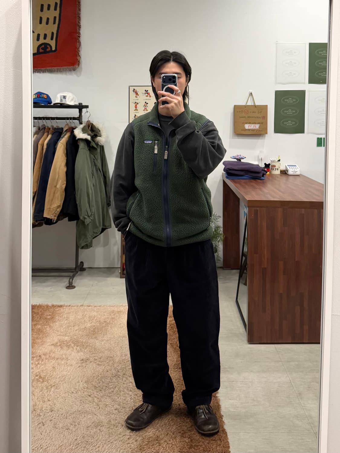 00s ST.John's Bay 빈티지 투턱 코듀로이 팬츠 (33) 상품이미지2