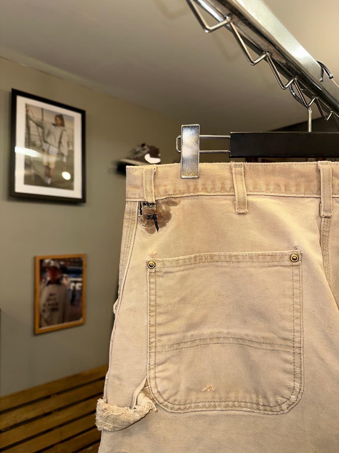 90’s Carhartt double knee repair work 상품이미지8