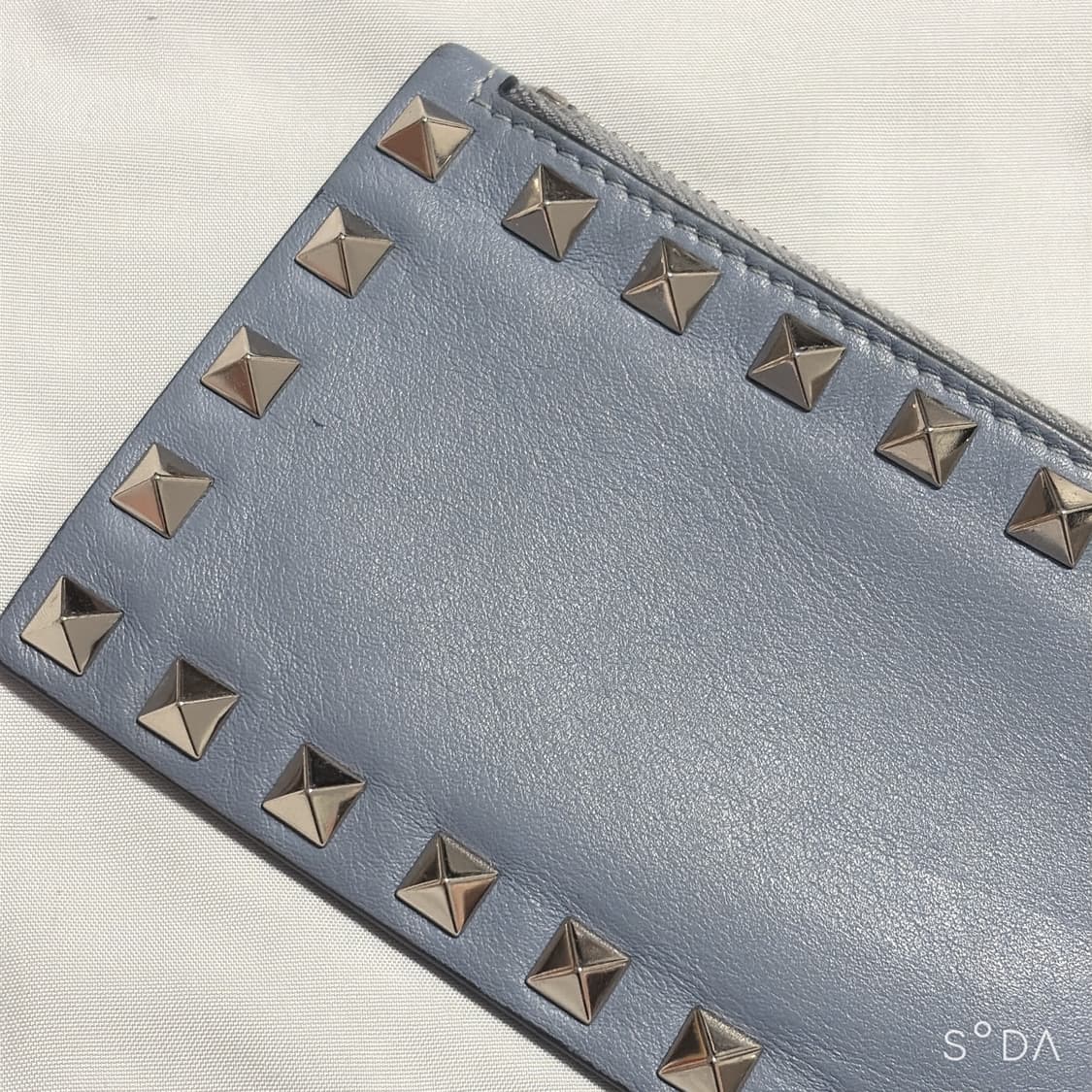 발렌티노 스터드 카드지갑 블루 풀세트 상품이미지9