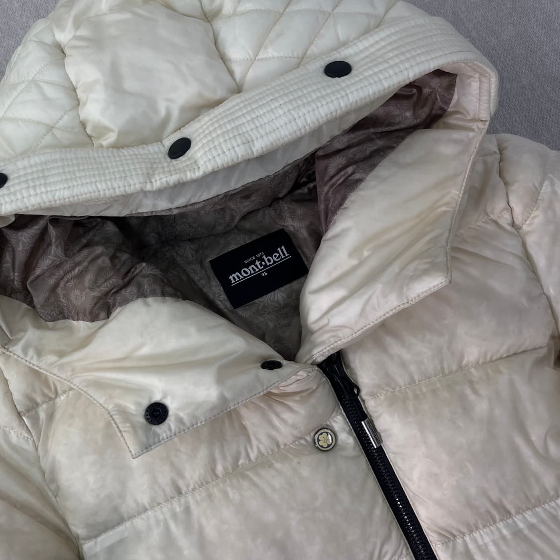 W 95 몽벨 경량 구스다운 패딩 상품이미지2