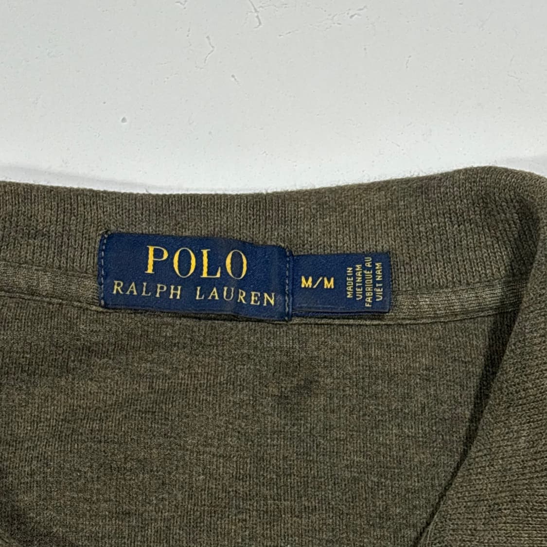 폴로랄프로렌 카키 반집업 니트 상품이미지4