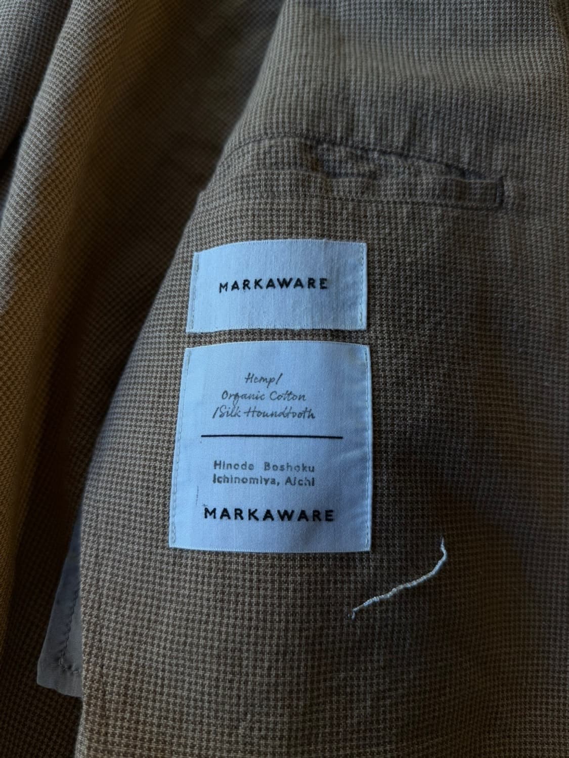 MARKAWARE 마카웨어 테일러드 자켓 100 상품이미지7