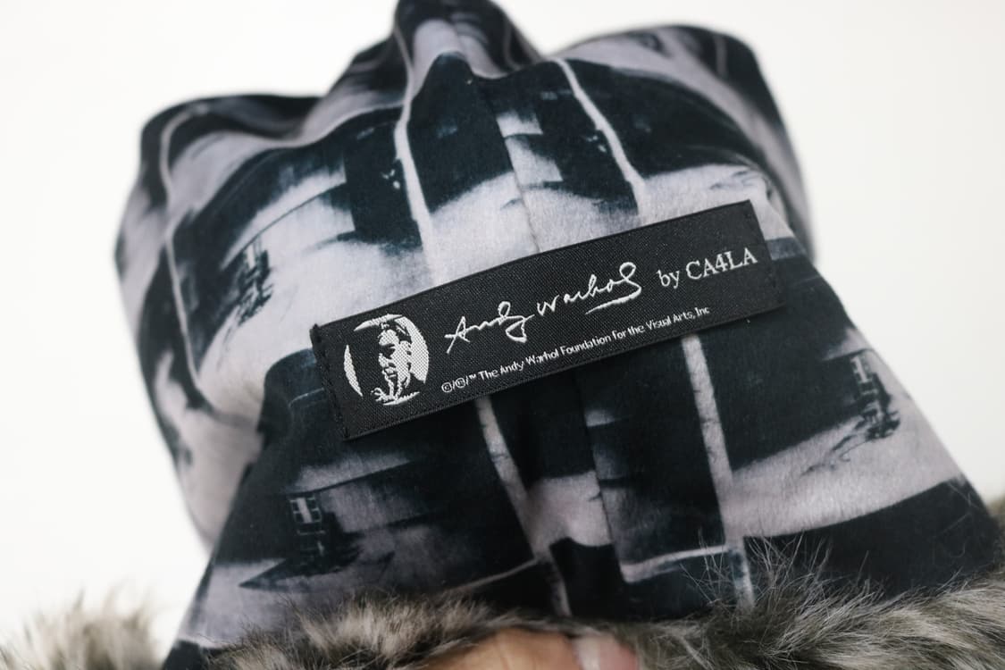 카시라 x 앤디워홀 콜라보 오버핏 퍼 비니 상품이미지7