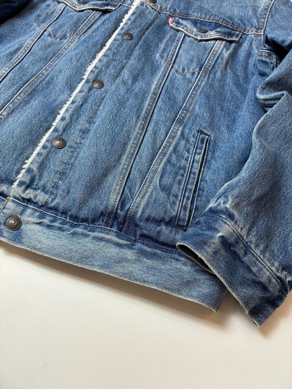 리바이스 00s 쉐르파 양털 데님 자켓 PN8839 상품이미지4