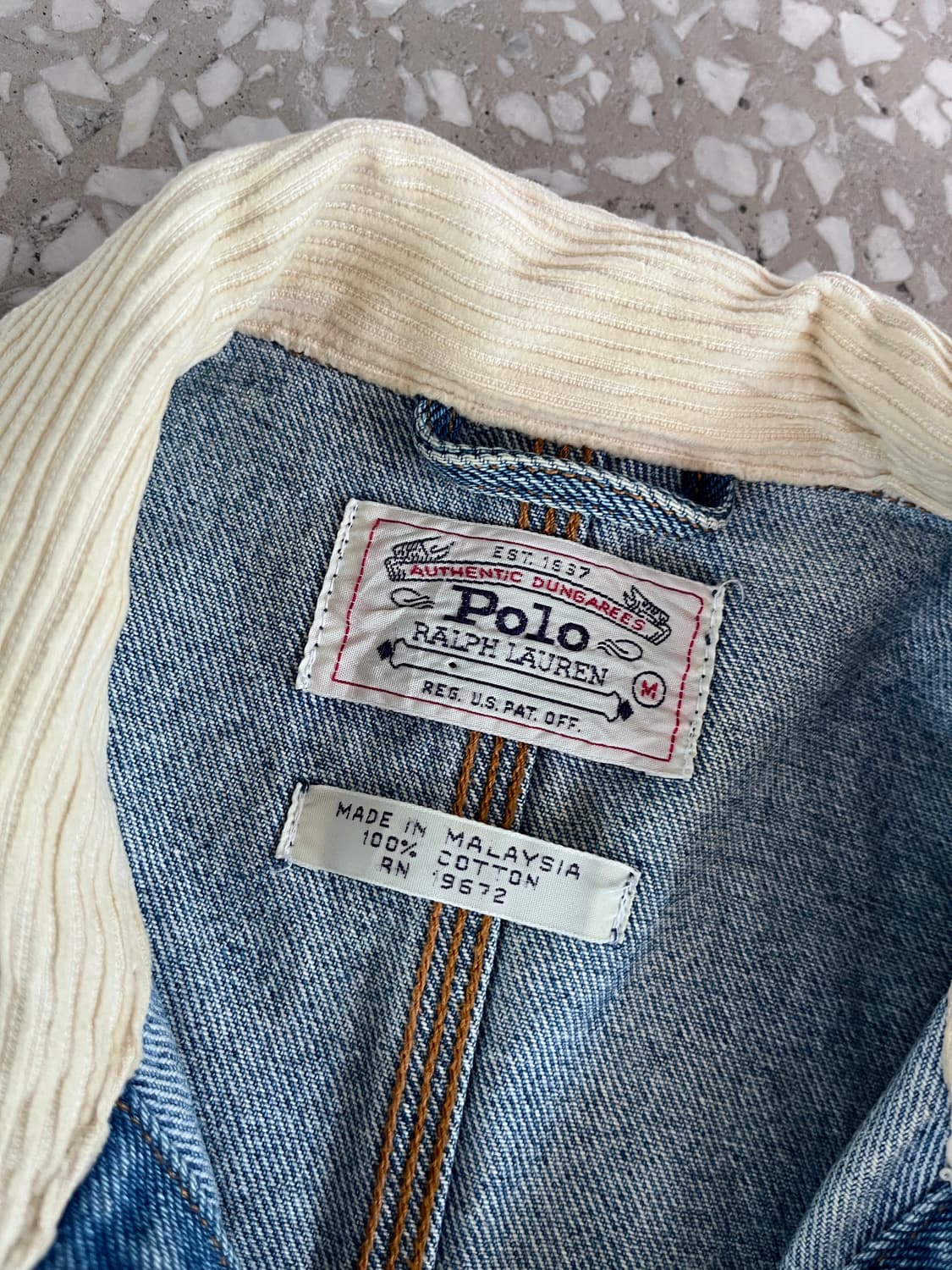 90‘s Polo Ralph Lauren Dungaree jacket 상품이미지4