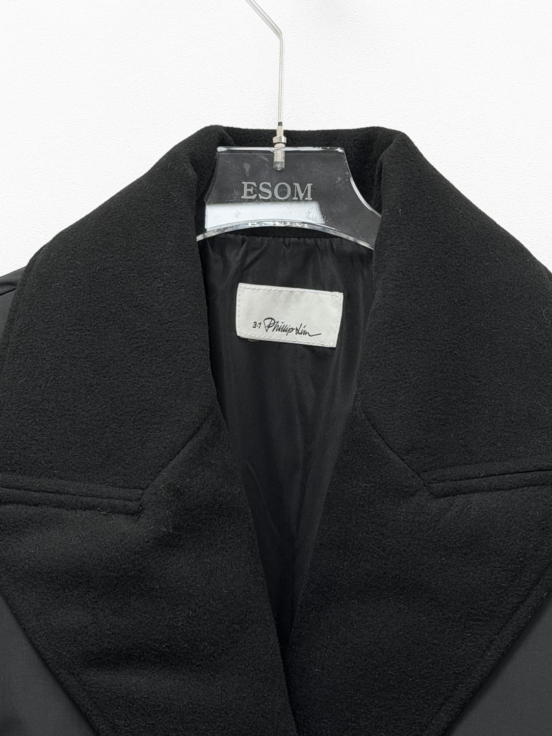 3.1 필립 림 블랙 숄 칼라 벨티드 패딩 자켓 상품이미지8