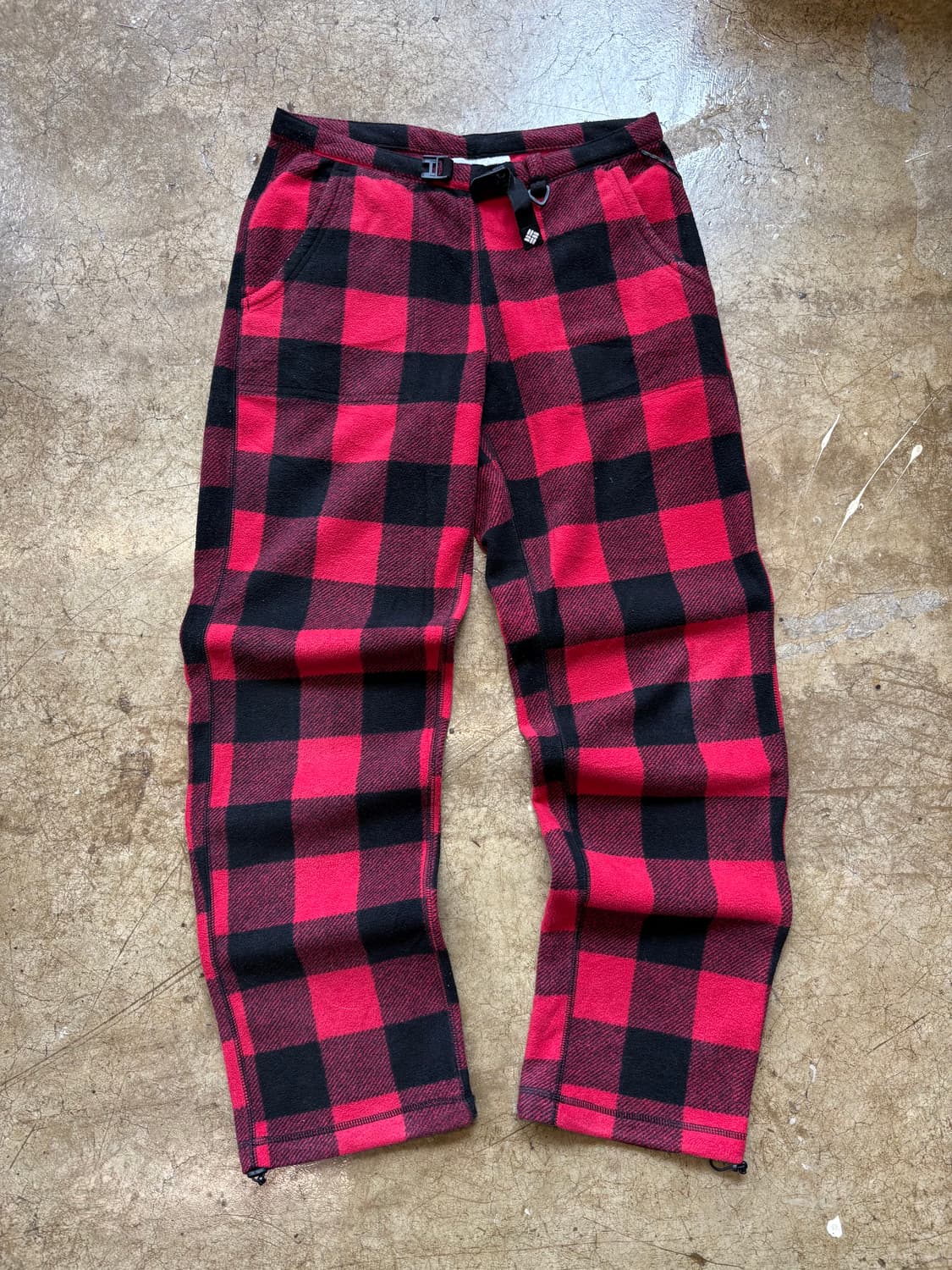 컬럼비아 플리스 타탄 체크 팬츠 상품이미지1