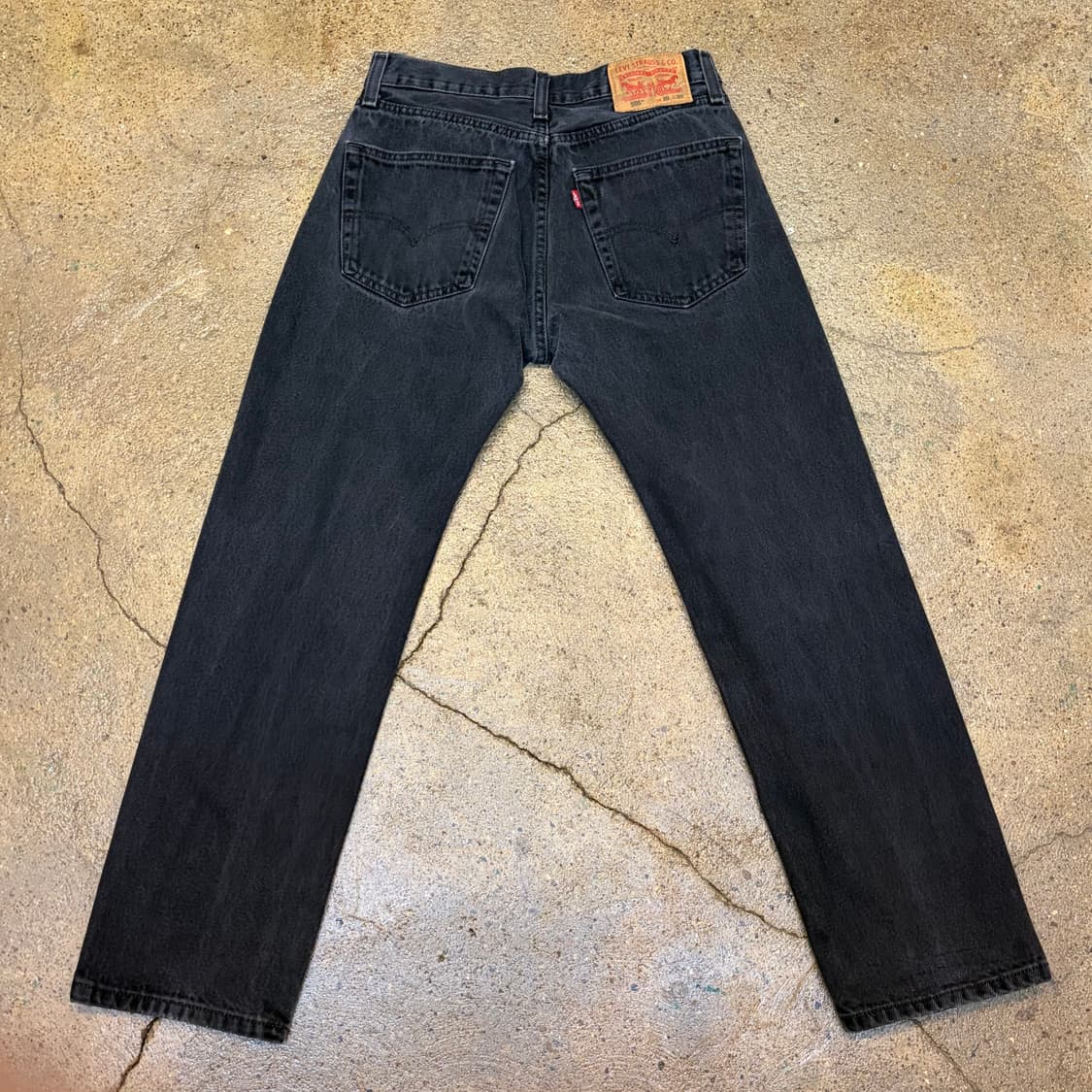 미국 빈티지 리바이스 505 블랙진 청바지 상품이미지5