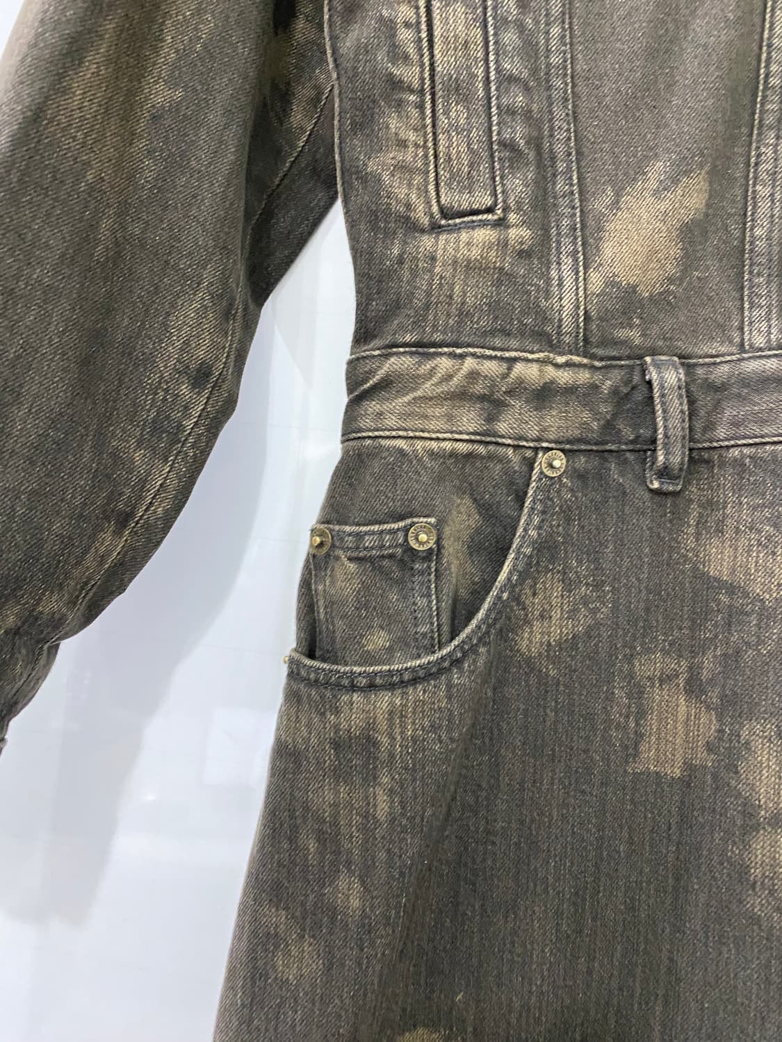 EGONLAB 타이다이 데님 점프수트(S) 상품이미지4