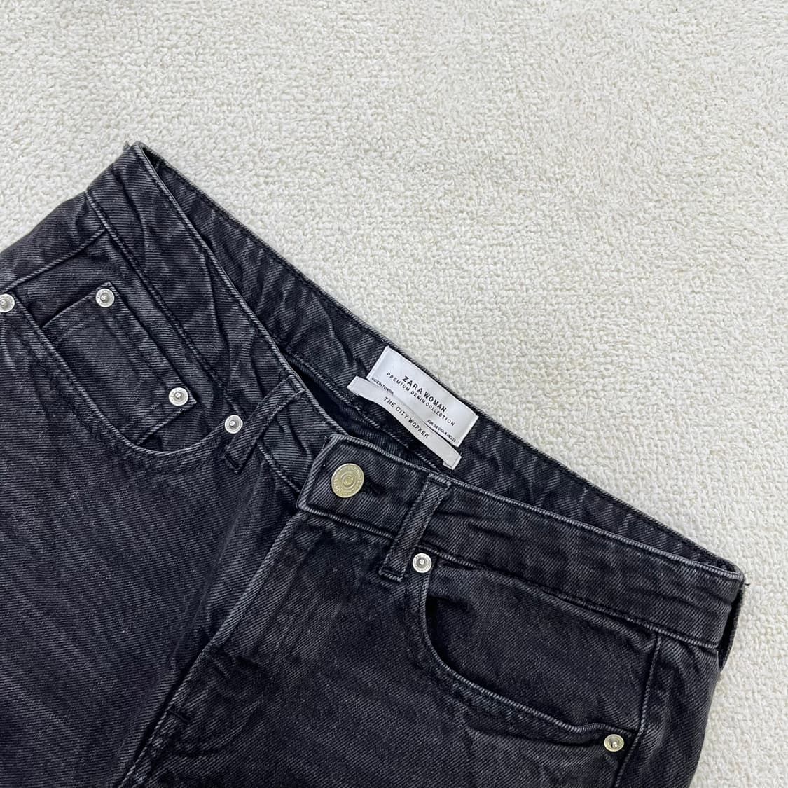 36 자라 여성 와이드 데님 0406M 상품이미지2