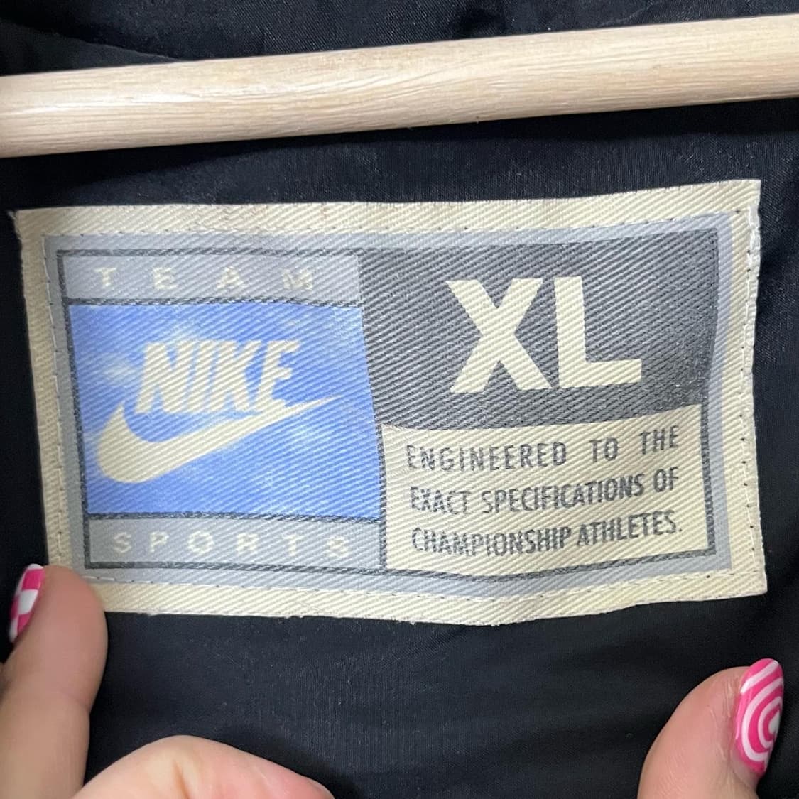 나이키 블랙 사이드 포인트 후드 집업 자켓 상품이미지6