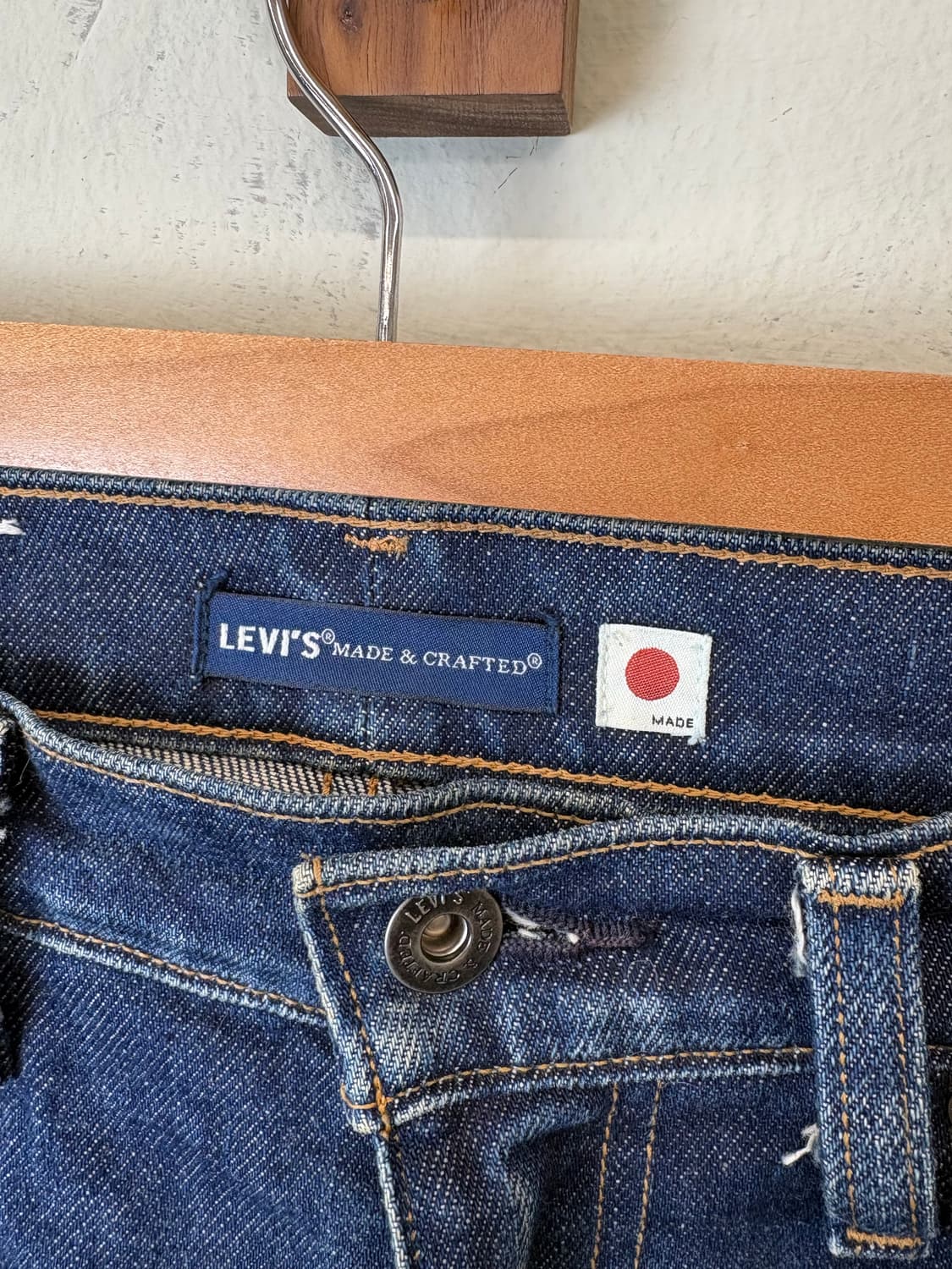 리바이스 빅E 제팬 메이드 502 셀비지 데님 팬츠 상품이미지8